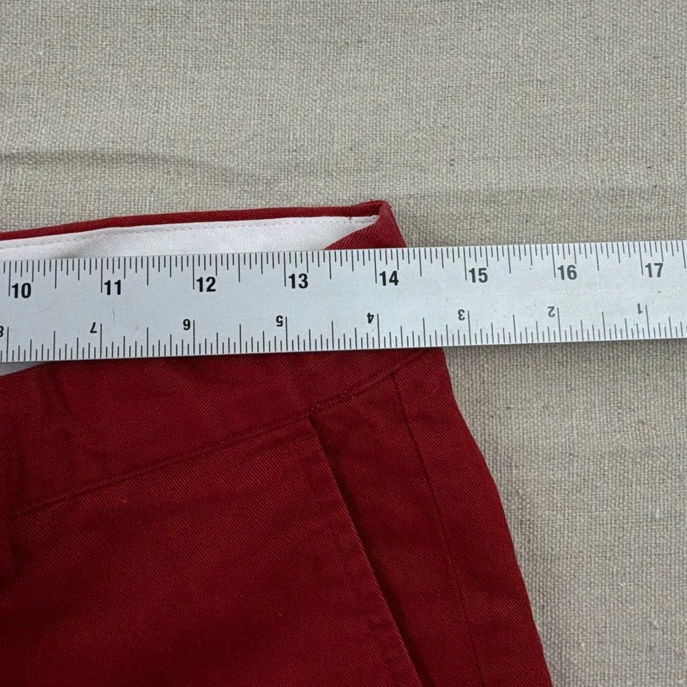 Polo‎ Ralph Lauren Chino Pants Mens 28x32 Red Slim Fit Flat Front Cotton Twill